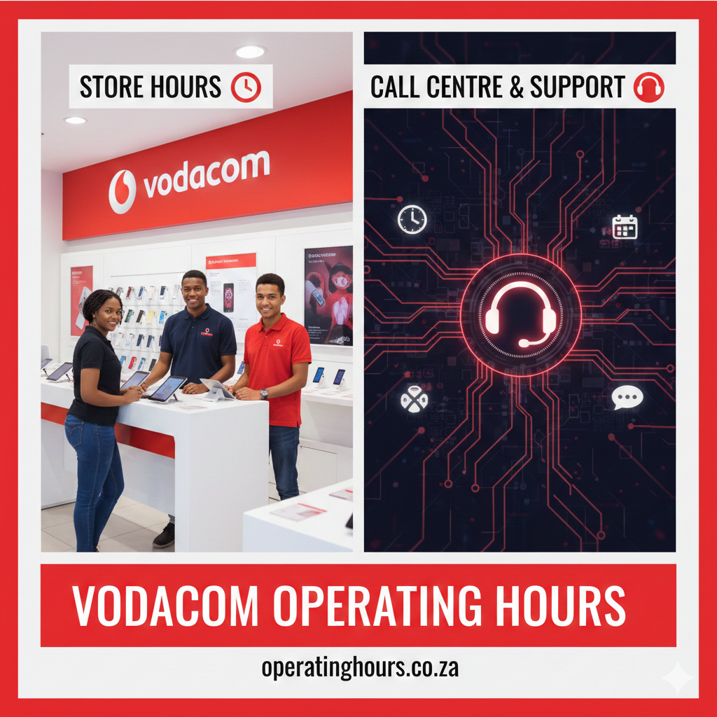 Vodacom Operating Hours